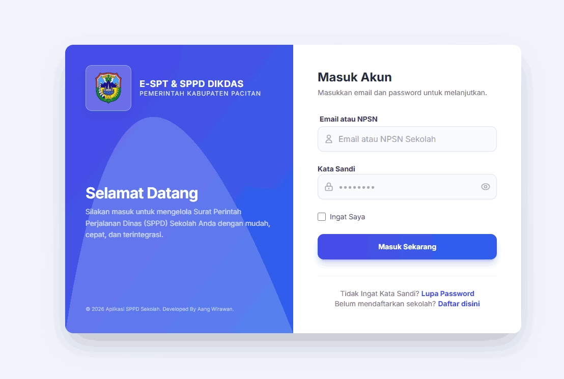 Website E-SPT & SPPD