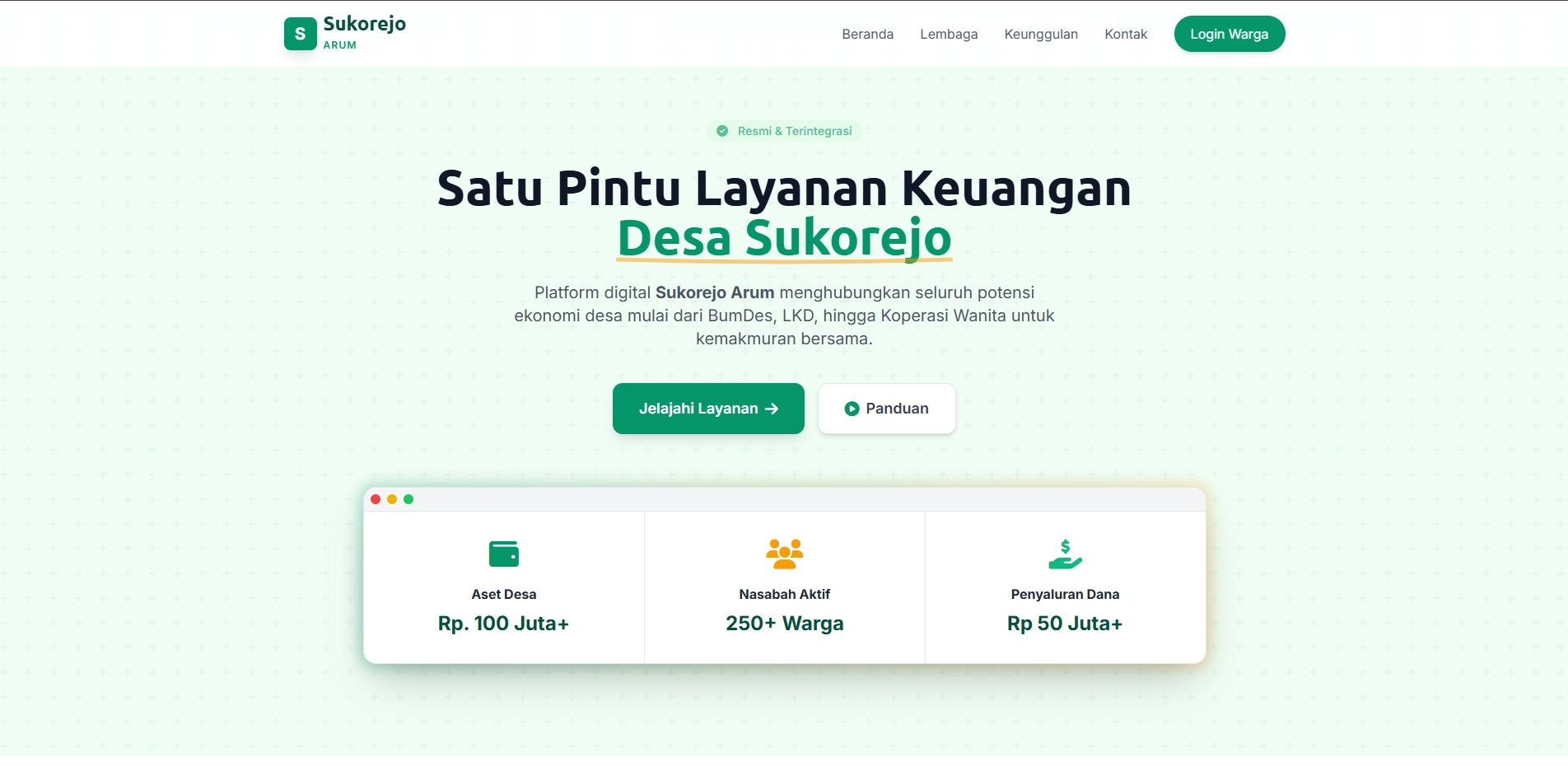 Web Bank Desa