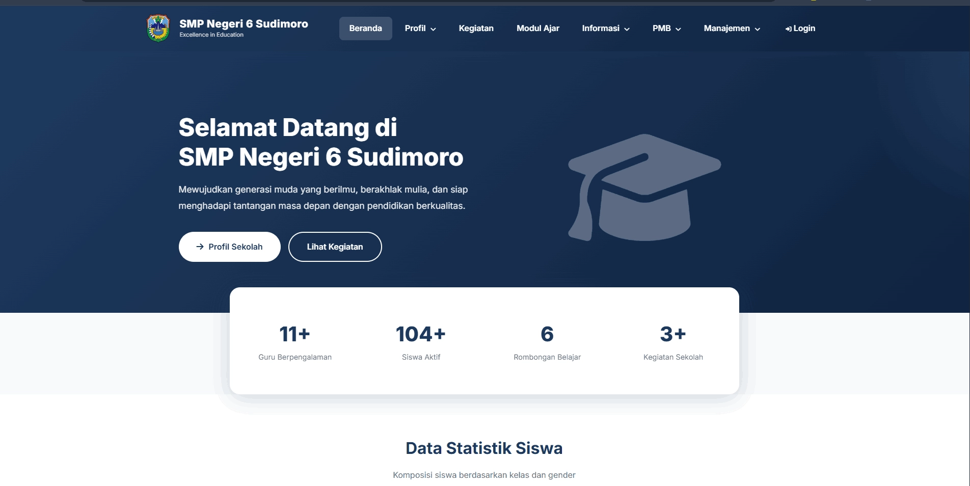 Website Sekolah Profesional