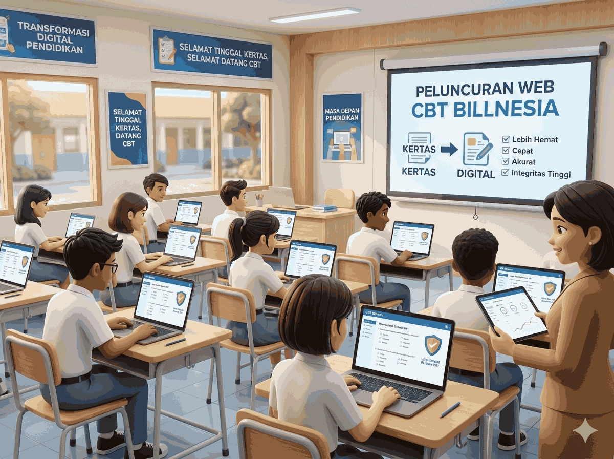 Billnesia Resmi Luncurkan Platform CBT, Transformasi Digital Pengganti Ujian Kertas di Sekolah